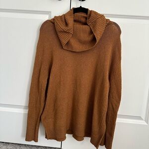 Camel colored turtle neck sweater size medium